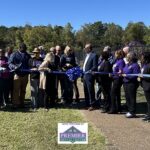Ribbon cutting ceremony for new playgrounds in this West TN county made possible by the Ford Good Neighbor Plan
