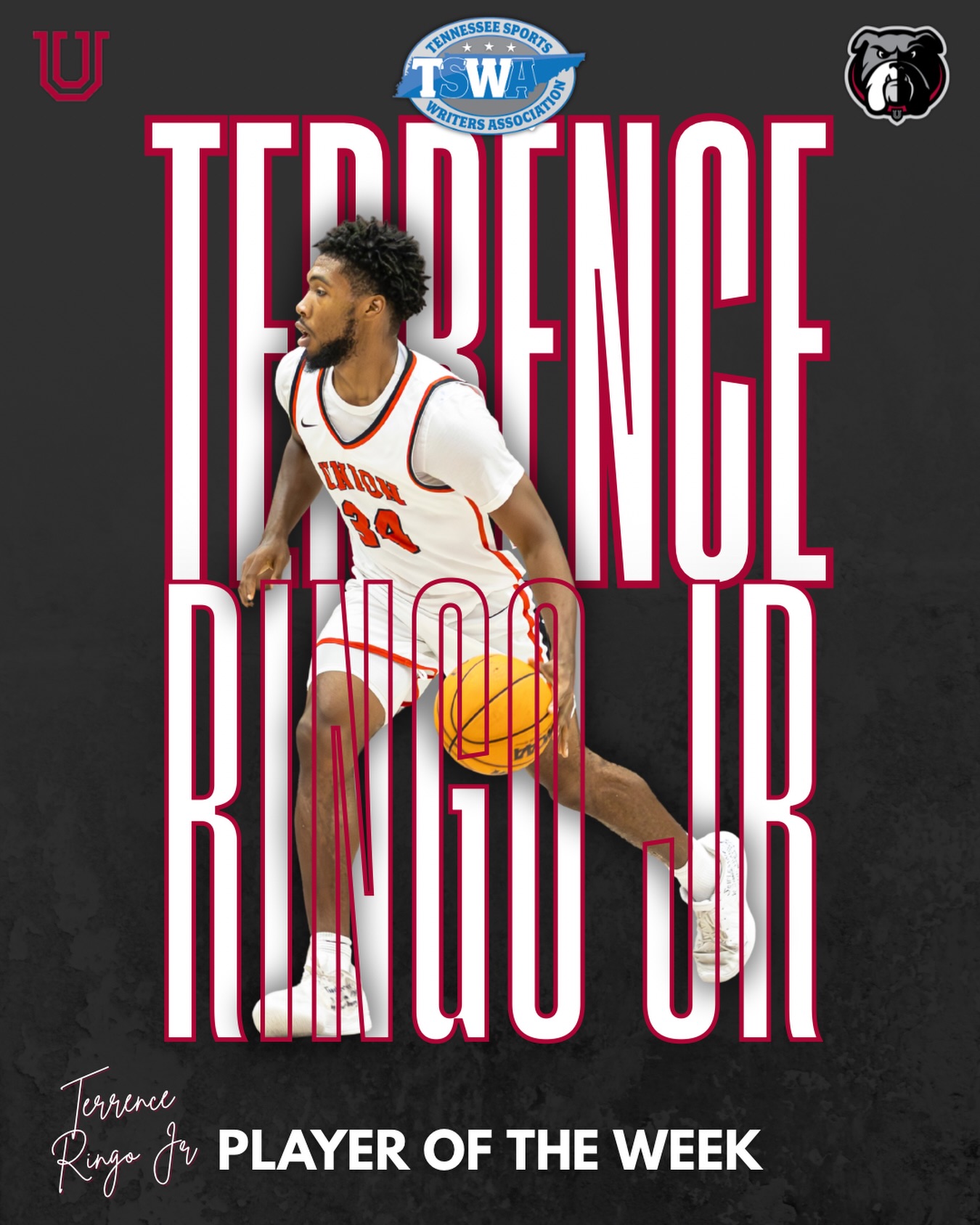 Union’s Terrence Ringo Jr. named Tennessee Sports Writers Association Men’s Basketball Player of the Week