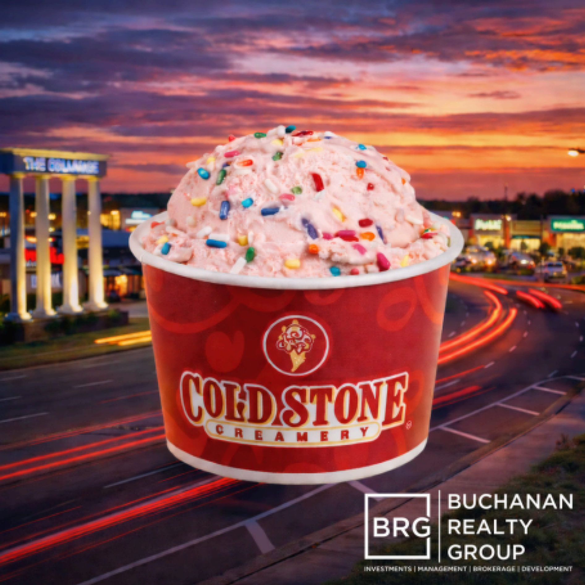 Buchanan Realty Group bringing national favorite Cold Stone Creamery to Vann Drive