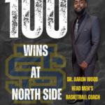 Woods win his 100th Game as the Head Coach of the North Side Indians.