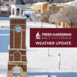 FHU changes 90th Annual Bible Lectureship to abbreviated Spiritual Growth Workshop due to inclement weather 