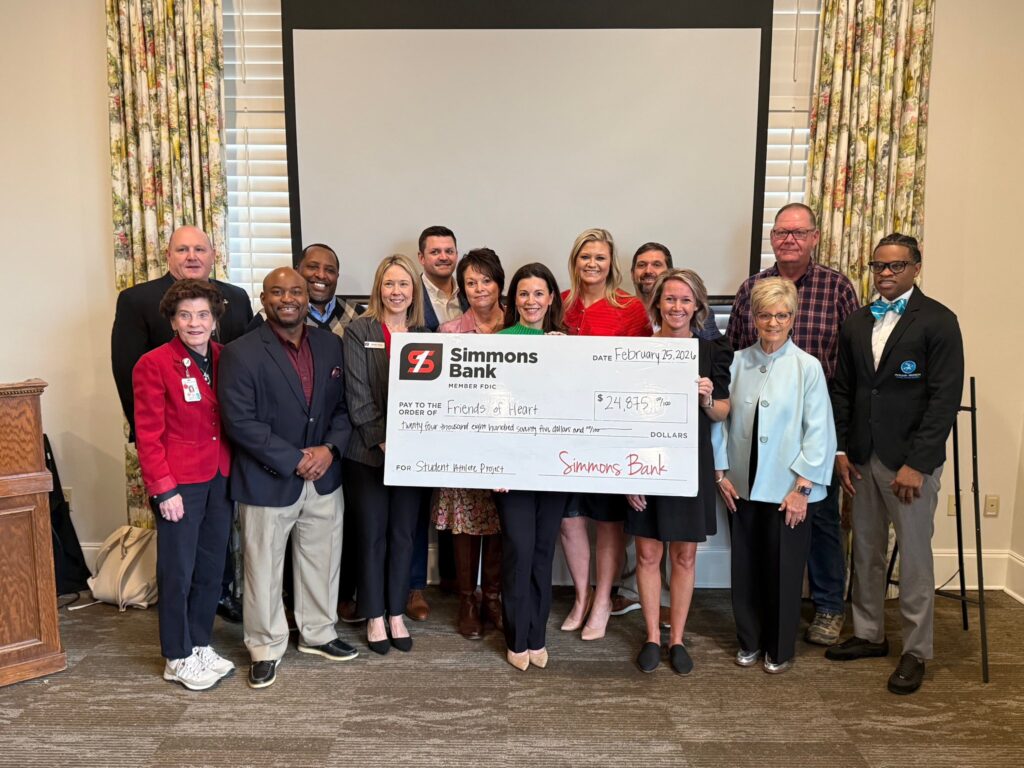 Simmons Bank Foundation Awards $24,875 Grant to Friends of Heart for Lifesaving AED Initiative