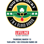 LIFELINE Blood Services – Blood Drives – March mobile calendar