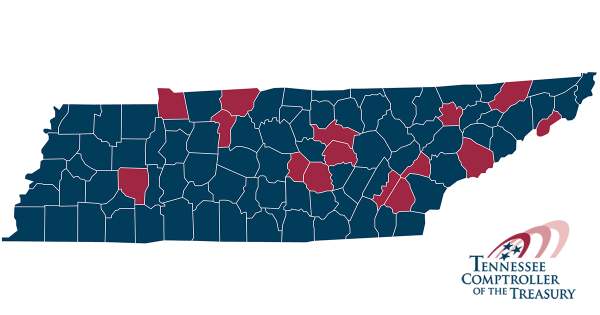 1 in West Tennessee – Comptroller’s Office recognizes record 15 counties for clean audits