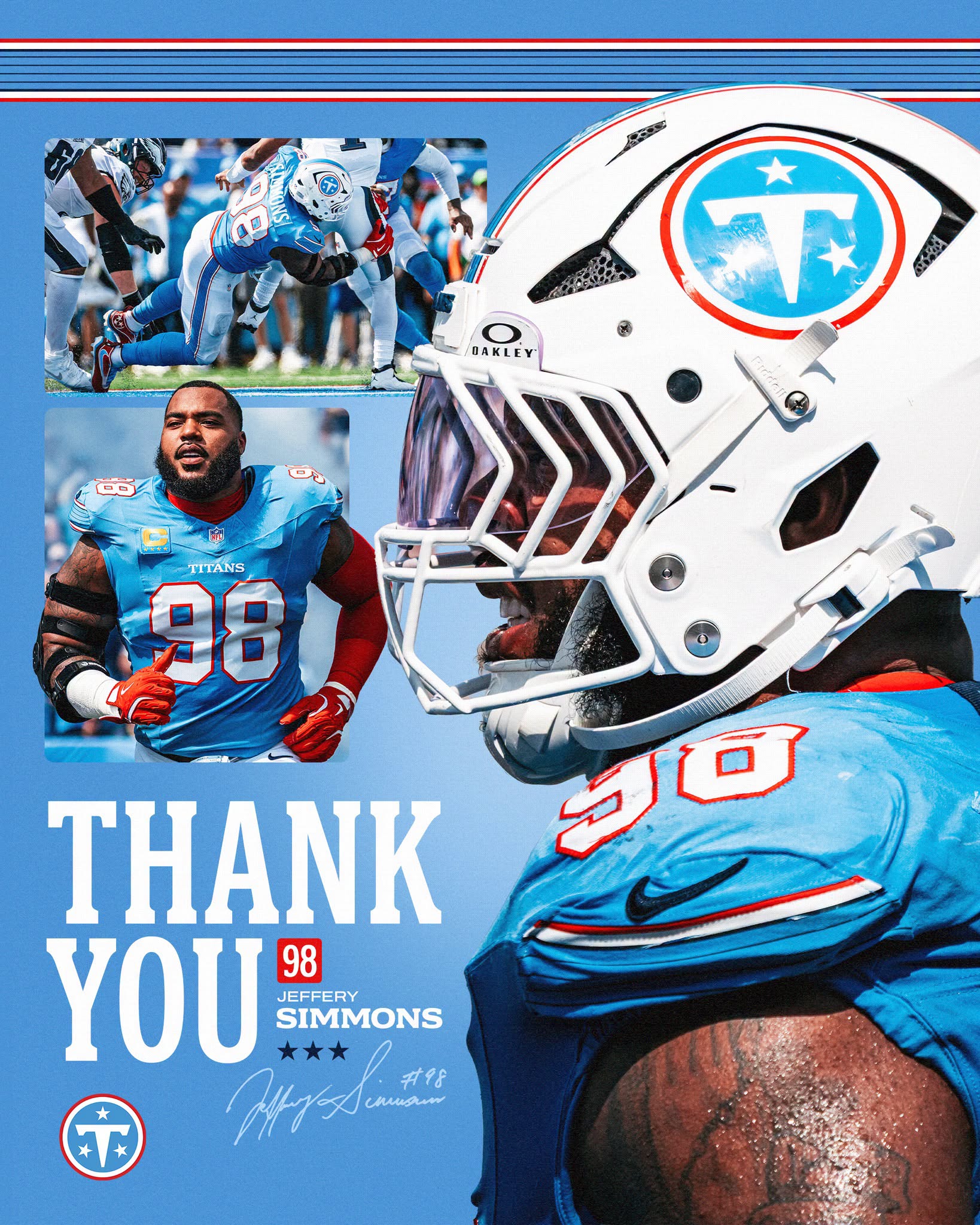 Tennessee Titans trade Jeffery Simmons to Chicago Bears